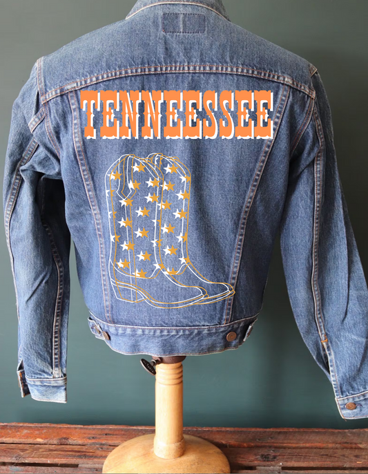 Tennessee shinning star denim jacket